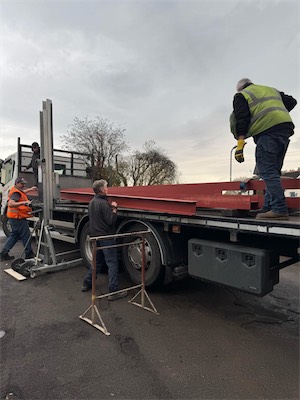 Steel delivery