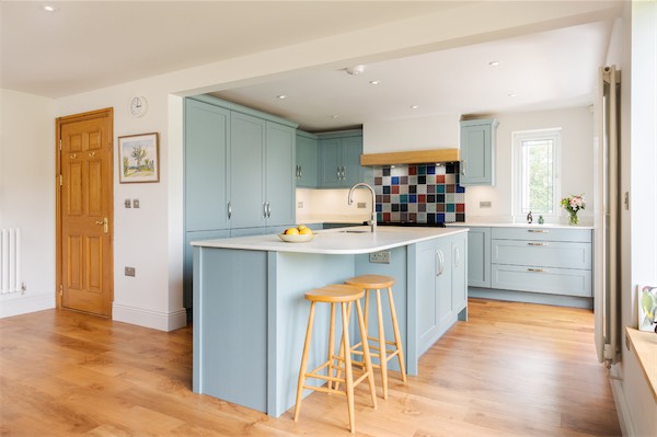 Shaker kitchen with island