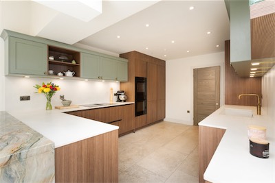 Pronorm X-Line matched with a shaker door