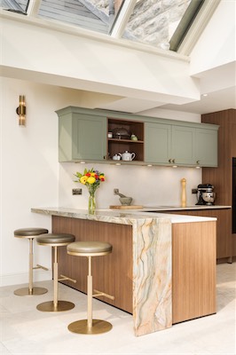 Stylish kitchen extension Penarth